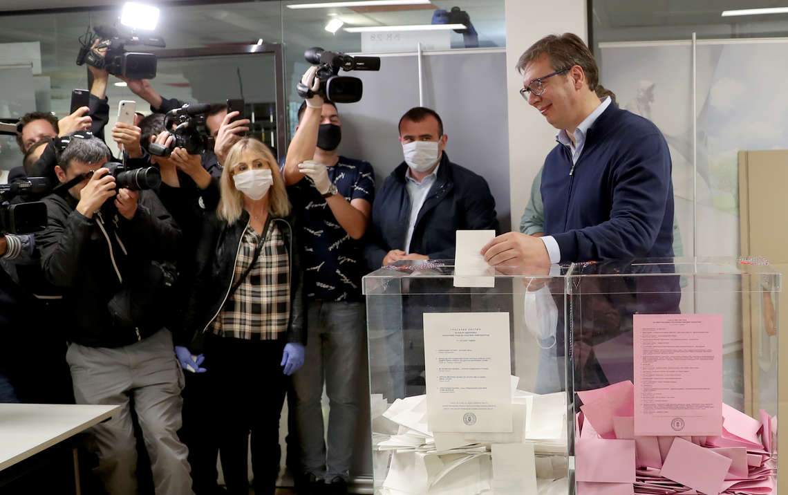 Uvjerljiva pobjeda  Vučića na izborima u Srbiji